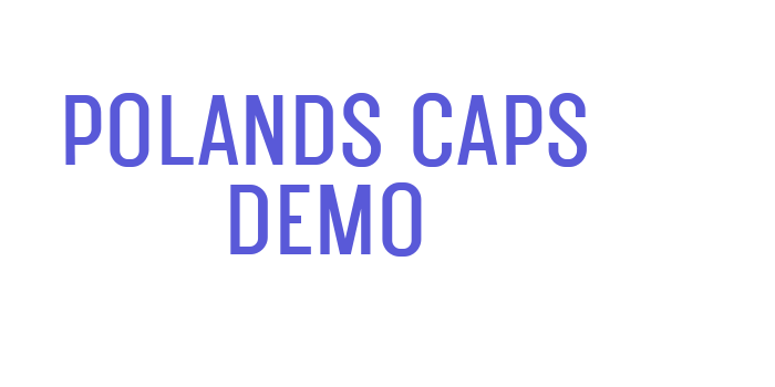 Polands Caps Demo Font Download