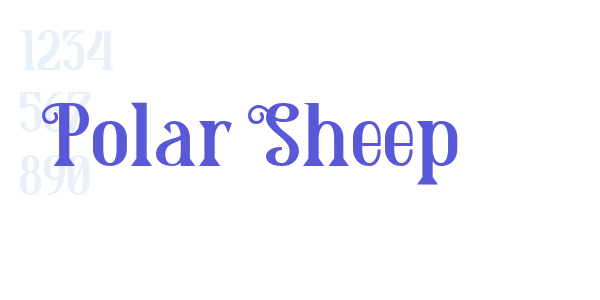 Polar Sheep font free