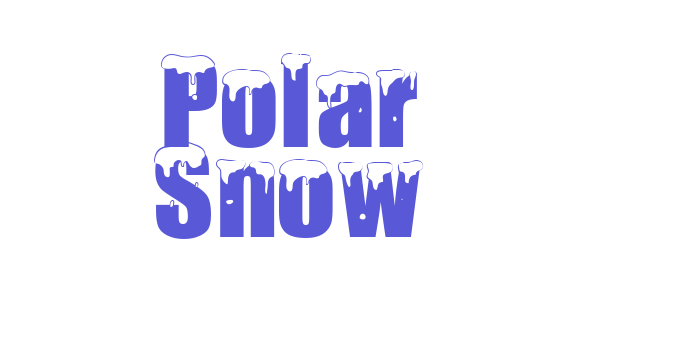 Polar Snow Font