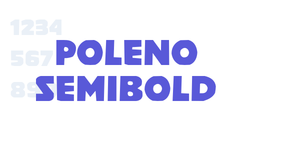 Poleno SemiBold font free