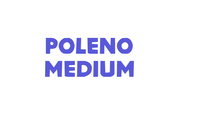 Poleno Medium Font Download