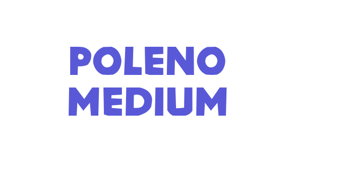 Poleno Medium Font Download