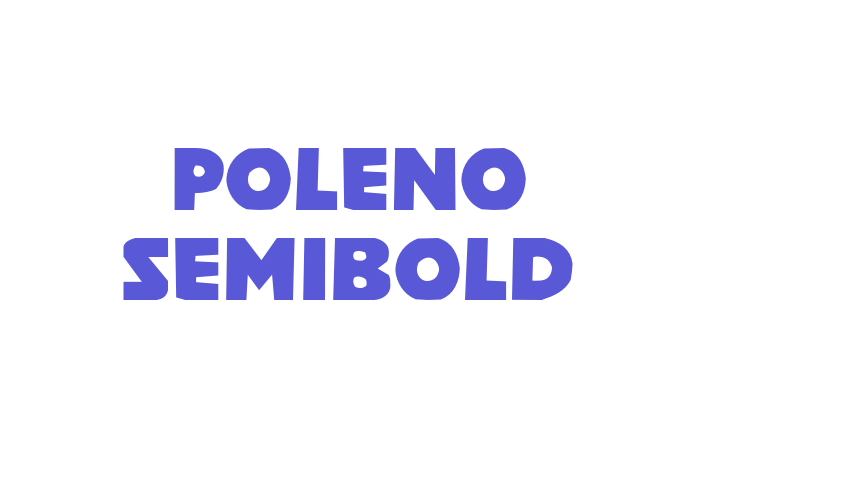 Poleno SemiBold Font