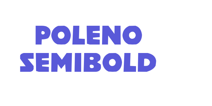 Poleno SemiBold Font