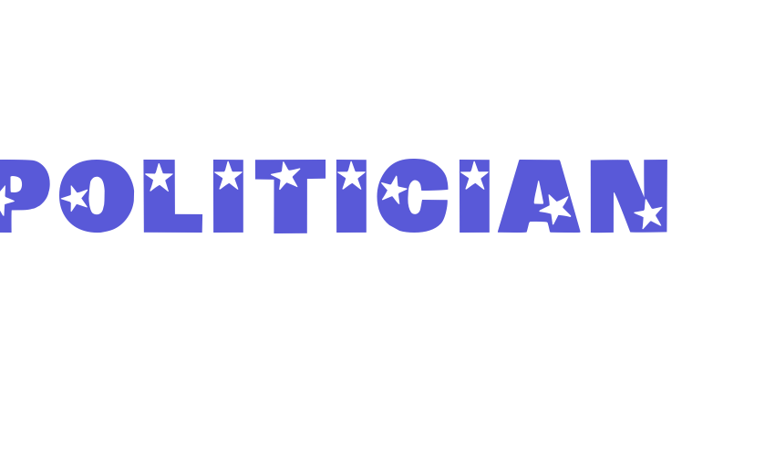 Politician Font