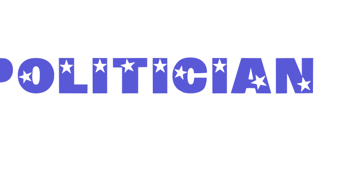 Politician Font Download