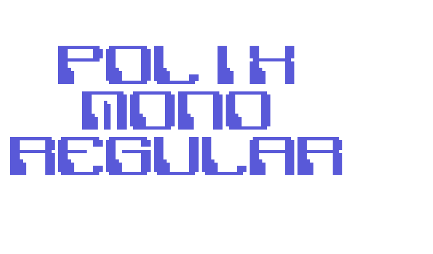 Polix Mono Regular Font Download