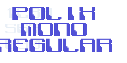 Polix Mono Regular-font-download