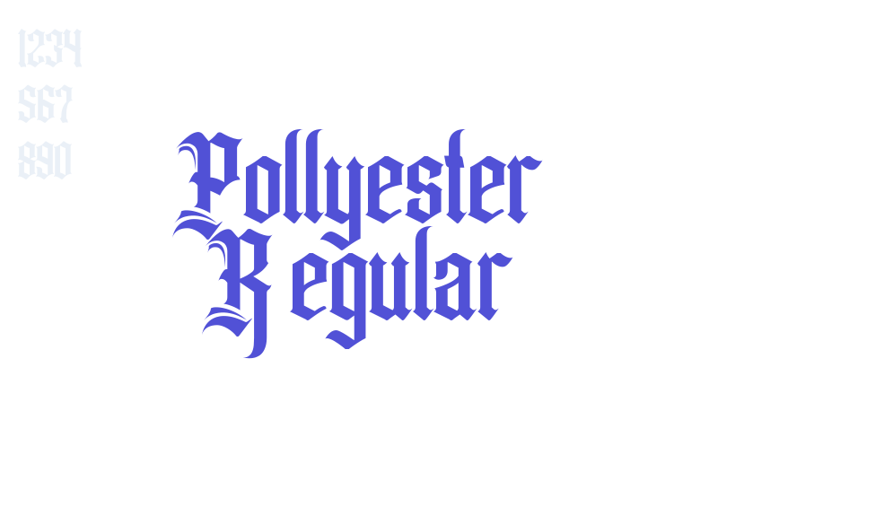 Pollyester Regular-font-download