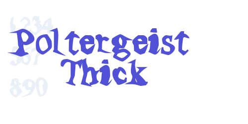 Poltergeist Thick-font-download