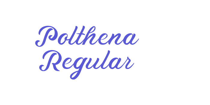 Polthena Regular Font Download