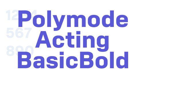 Polymode Acting BasicBold font free