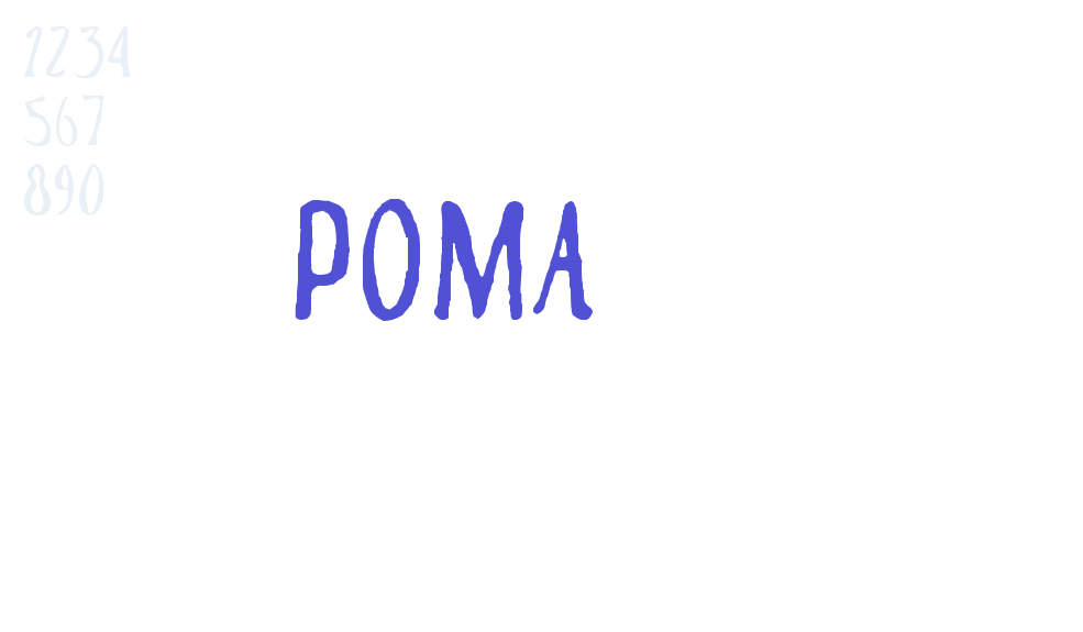 Poma-font-download