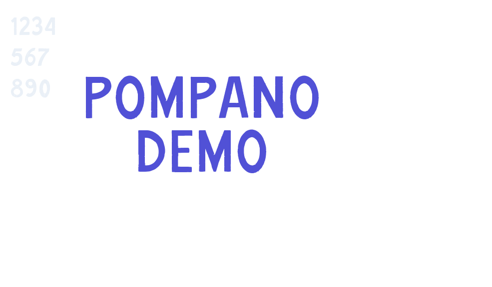 Pompano DEMO-font-download