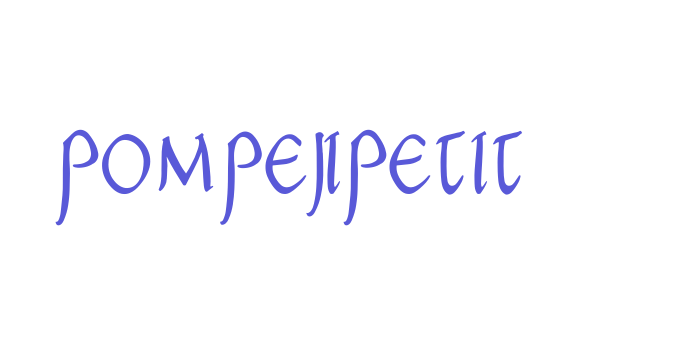 PompejiPetit Font Download