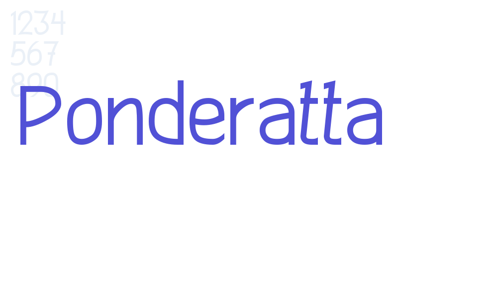 Ponderatta-font-download