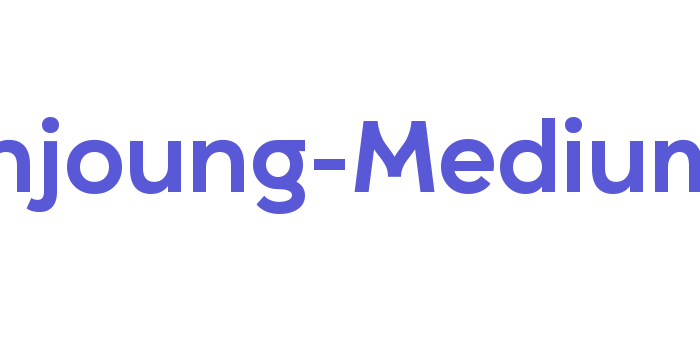 Ponjoung-Medium Font