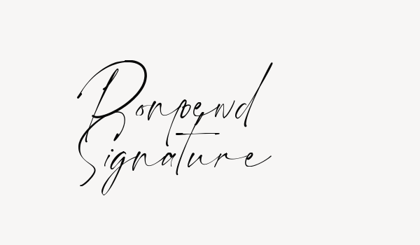 Ponpewd Signature Font