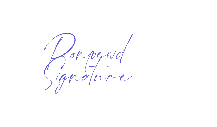 Ponpewd Signature Font Download