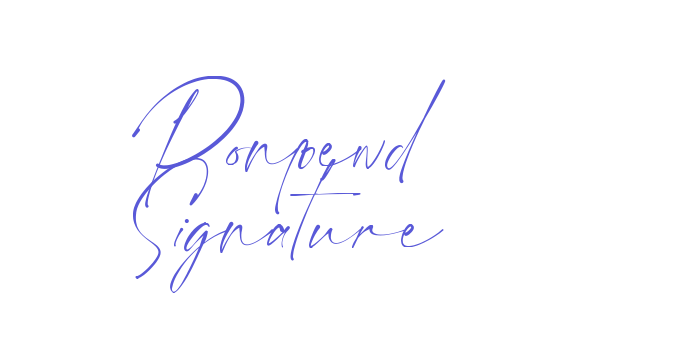 Ponpewd Signature Font Download