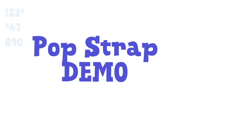 Pop Strap DEMO-font-download