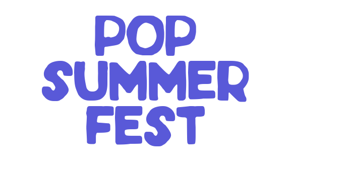 Pop Summer Fest Font