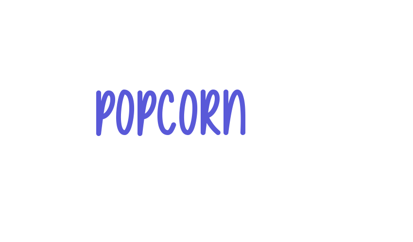 Popcorn Font