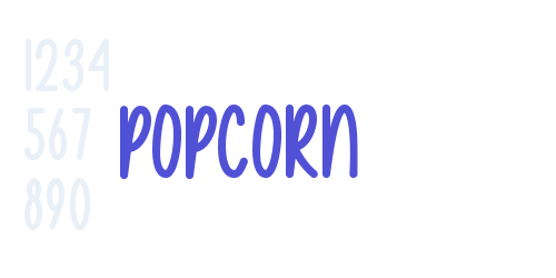 Popcorn-font-download