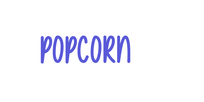 Popcorn Font