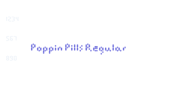 Poppin Pills Regular font free