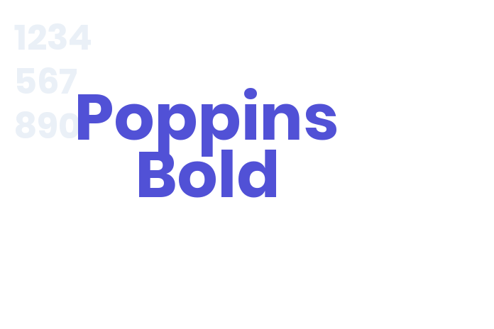 Poppins Bold font download