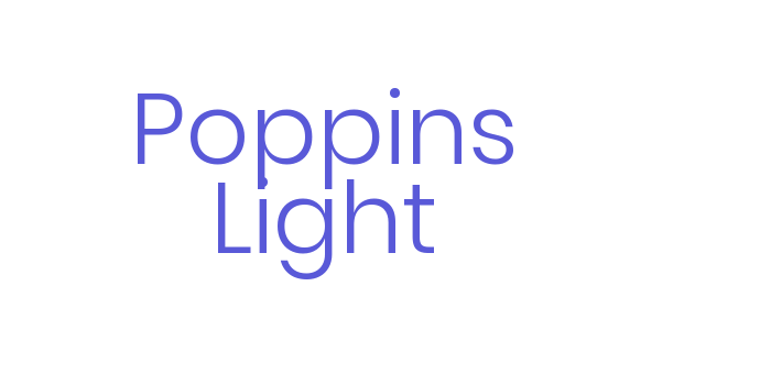 Poppins Light Font Download