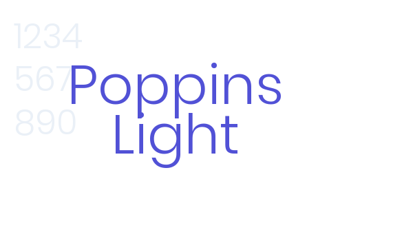 Poppins Light font download