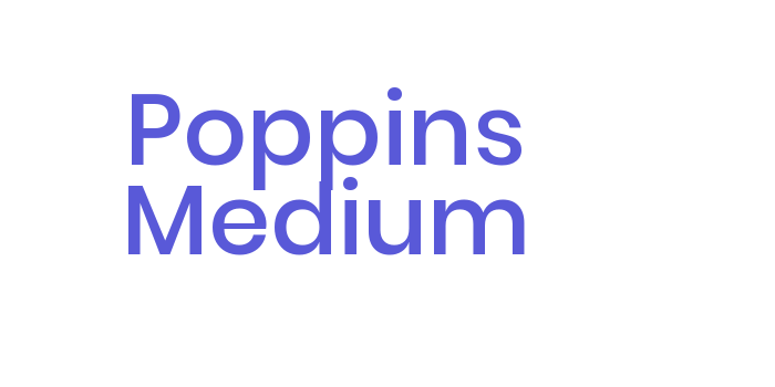 Poppins Medium Font Download