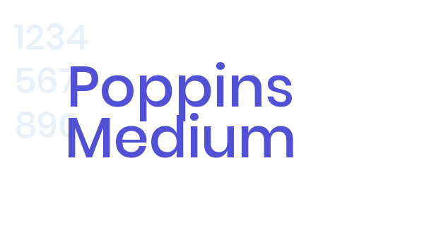 Poppins Medium font download