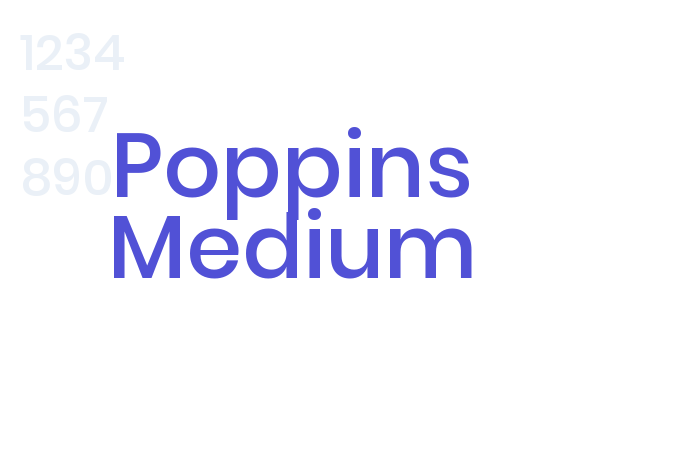 Poppins Medium font download