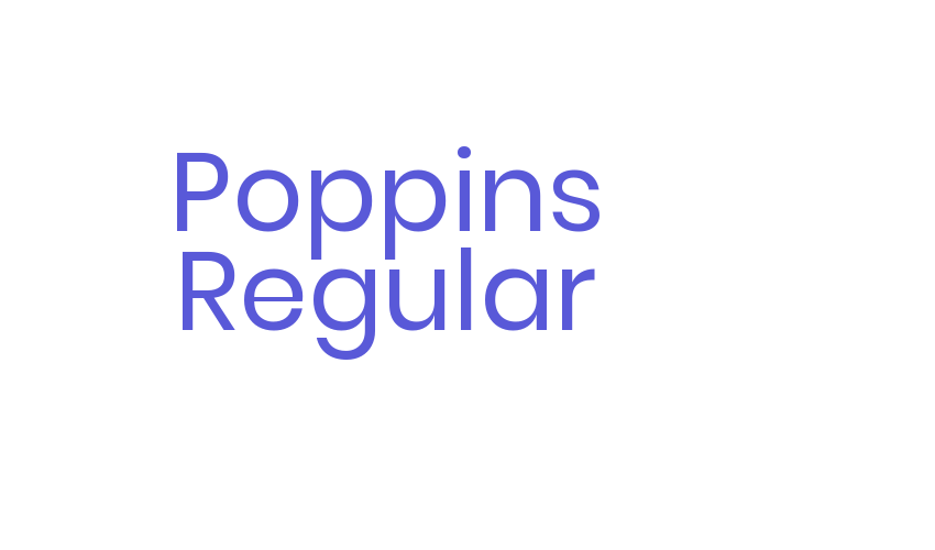 Poppins Regular Font Download