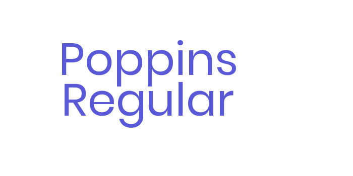 Poppins Regular Font Download