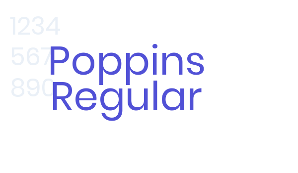 Poppins Regular font download