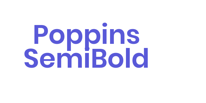 Poppins SemiBold Font Download