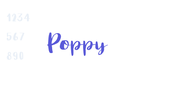 Poppy font free