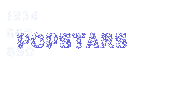 Popstars font free