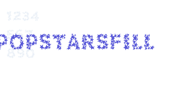 PopstarsFill font free