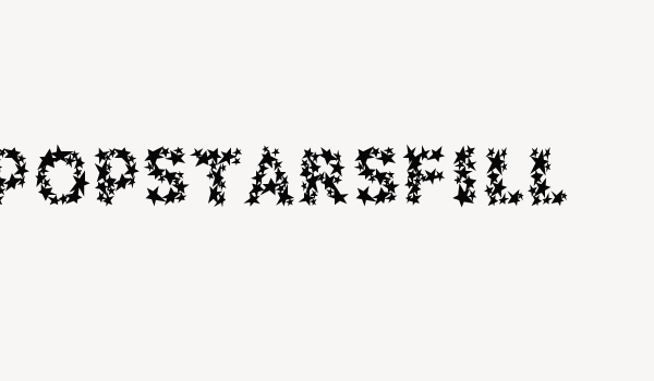 PopstarsFill Font