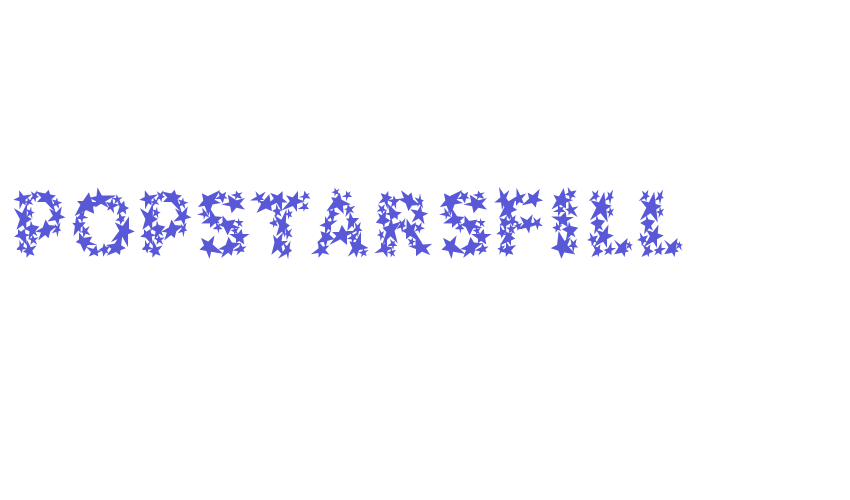 PopstarsFill Font