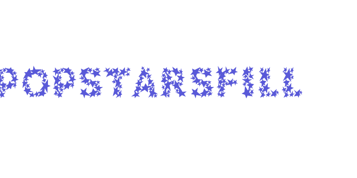 PopstarsFill Font Download