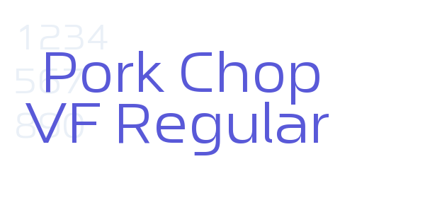 Pork Chop VF Regular font free