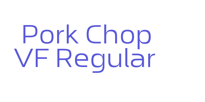 Pork Chop VF Regular Font Download