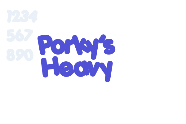 Porky’s Heavy Font Download