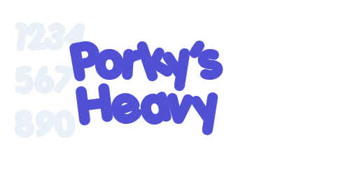 Porky’s Heavy-font-download